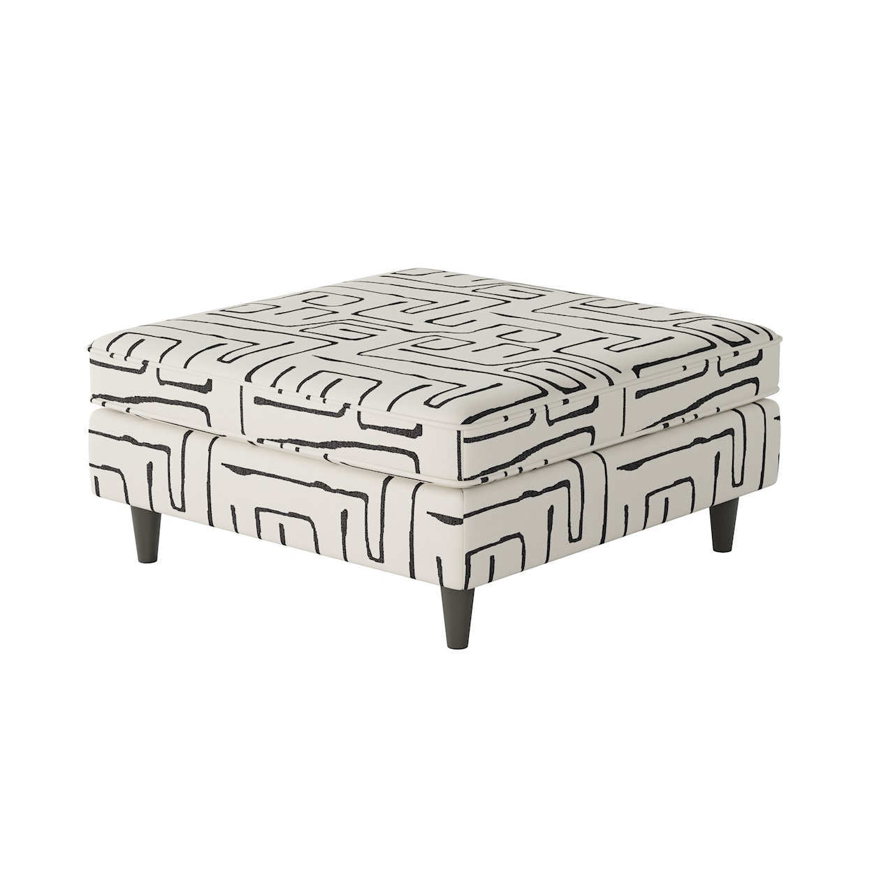 Fusion Furniture 7000 DURANGO PEWTER Cocktail Ottoman