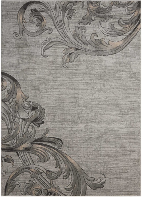 3'10" x 5'10" Graphite Rectangle Rug