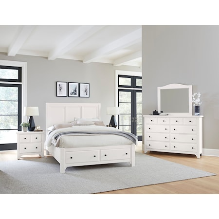 King Panel Bed