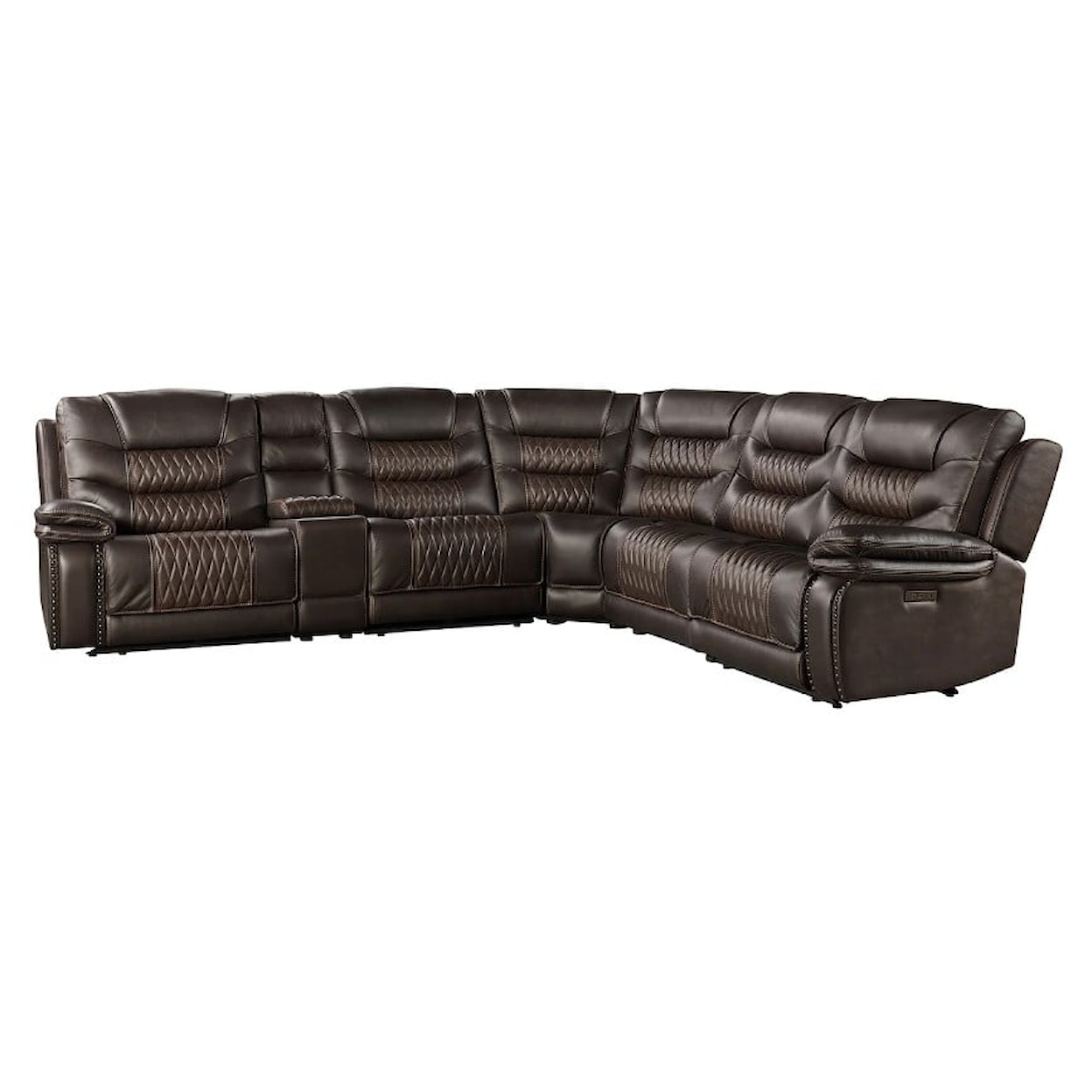 Intercon Cody Dual-Power L-Shaped Sectional