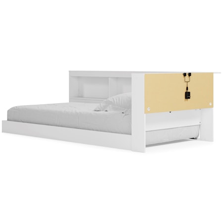 Twin Bookcase Storage Bed