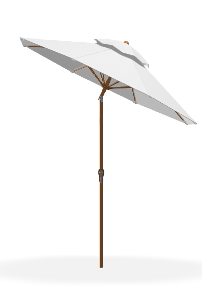 Crank Lift Auto-Tilting Market Umbrella