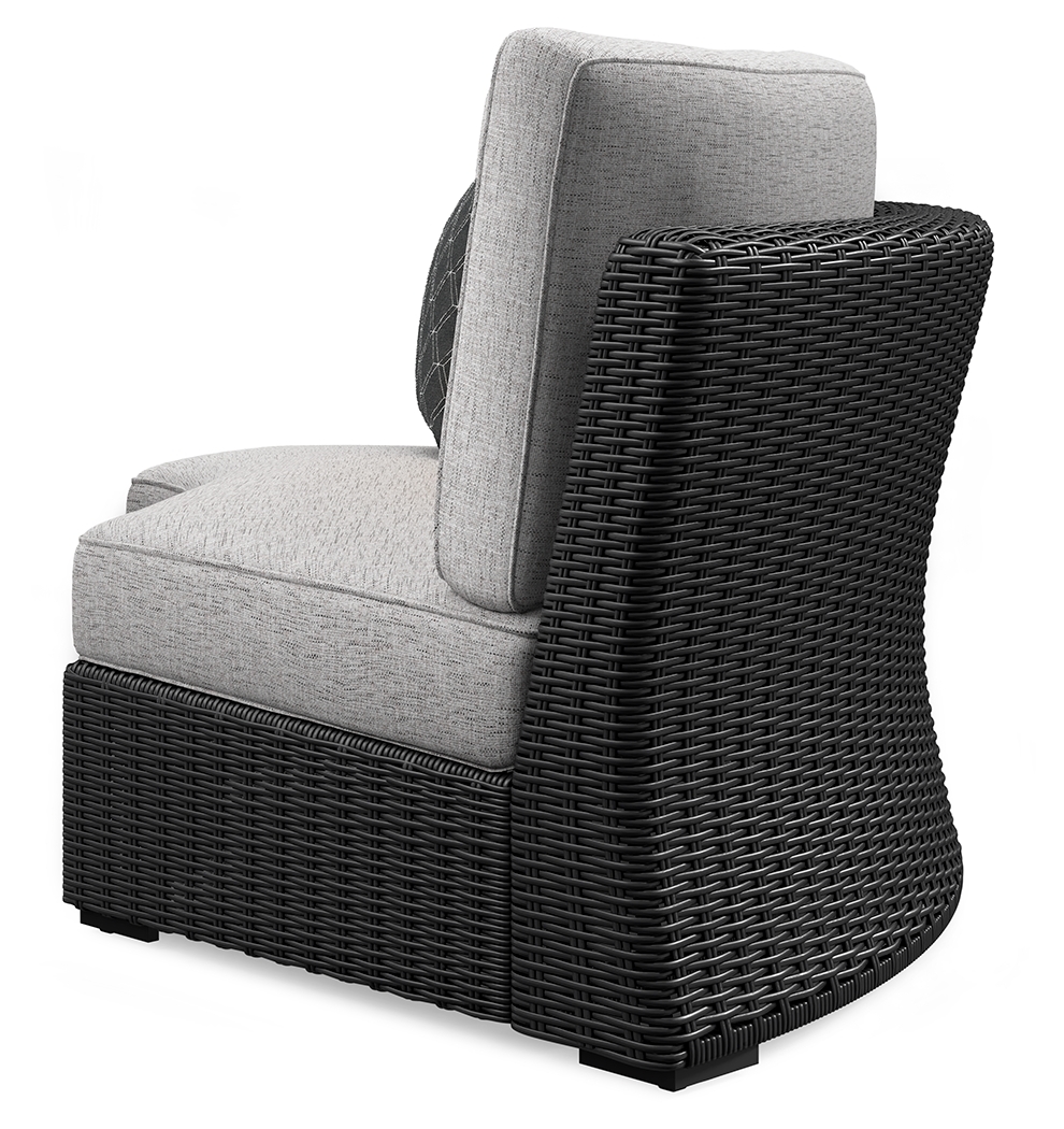 Signature Design by Ashley Beachcroft Curved Corner Chair W/Cushion