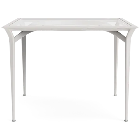 40" Sq. Glass-Top Dining Table