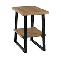 Modern Rustic Chairside Table