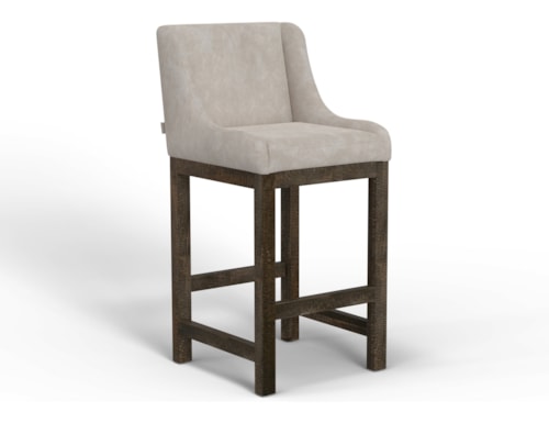Transitional Upholstered 30" Barstool