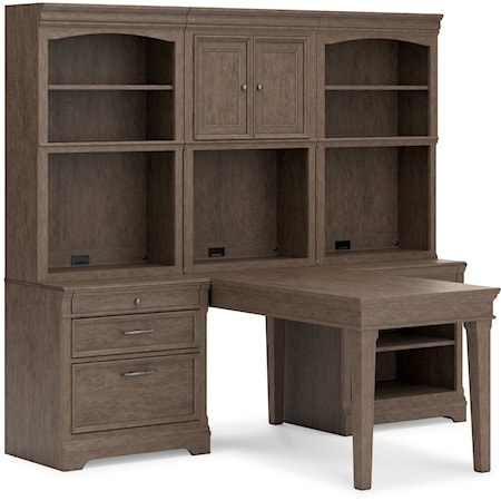 6-Piece Peninsula Desk