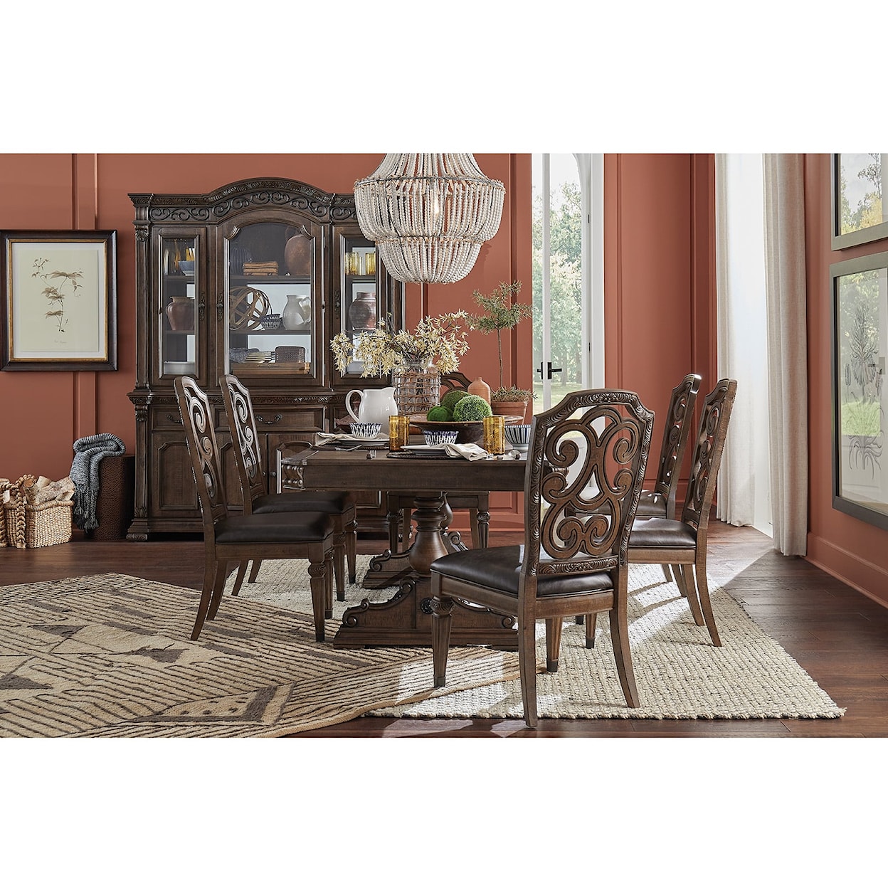 Magnussen Home Durango Dining Formal Dining Room Group