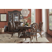 Traditional 9-Piece Formal Dining Room Group