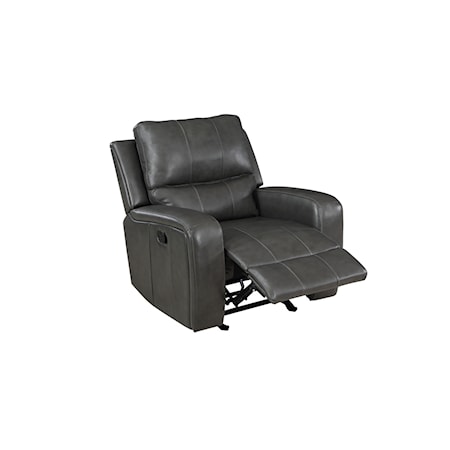 Leather Power Glider Recliner