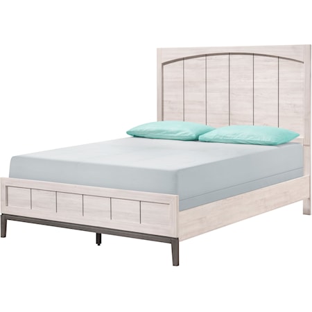 Veda Contemporary King Panel Bed