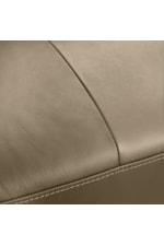 Armen Living Faelin Contemporary Leather Robust Track-Arm Loveseat with Tufted Back Cushions