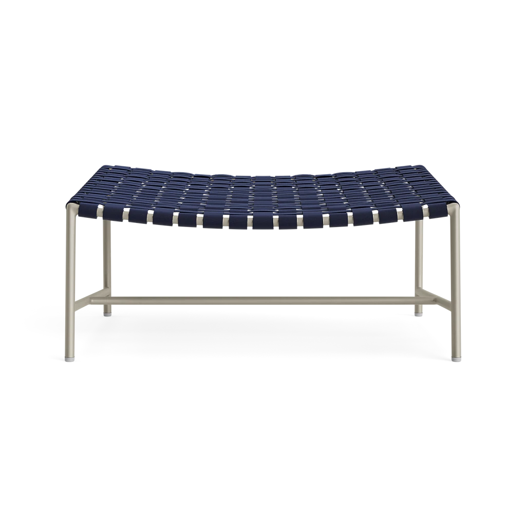 Curved Strap Lounge Ottoman