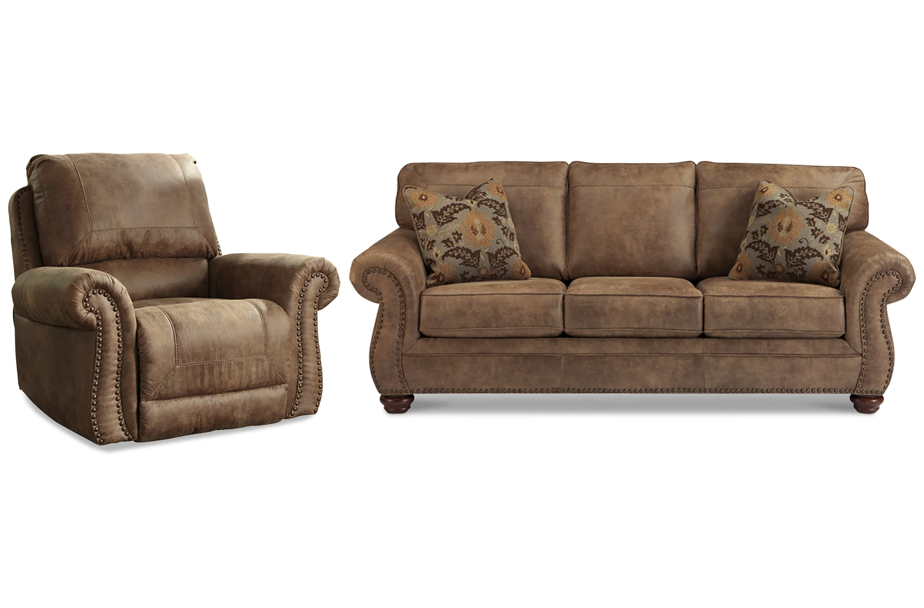 Signature Lakeland 31901U6 Traditional Sofa & Recliner Living Room Set