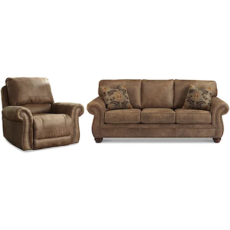 Sofa and Recliner