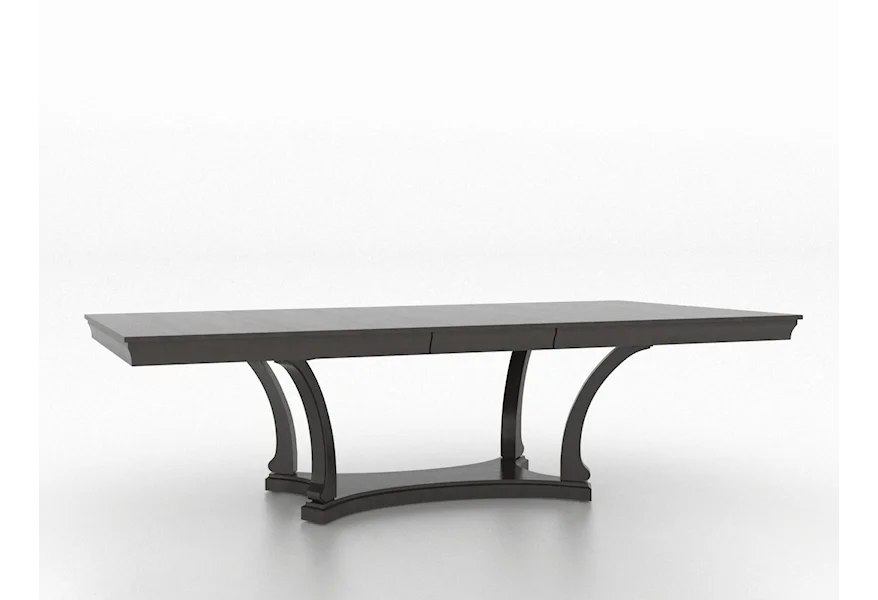 Classic Customizable Dining Table by Canadel at Furniture and ApplianceMart