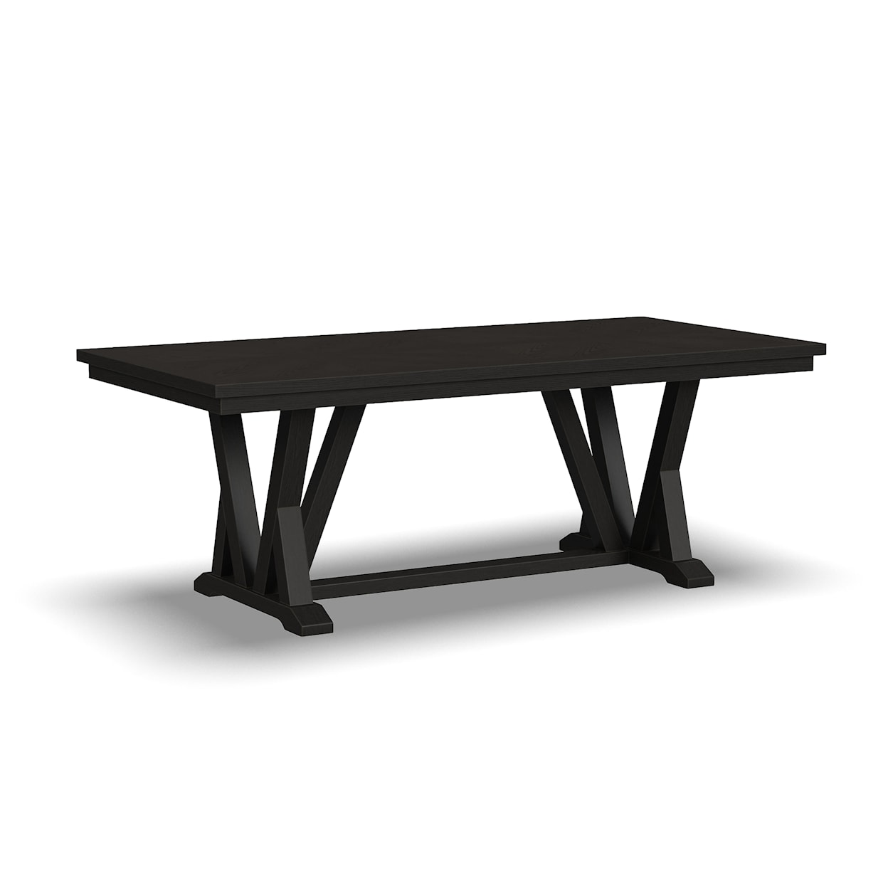 Wynwood, A Flexsteel Company Lattice Rectangular Dining Table