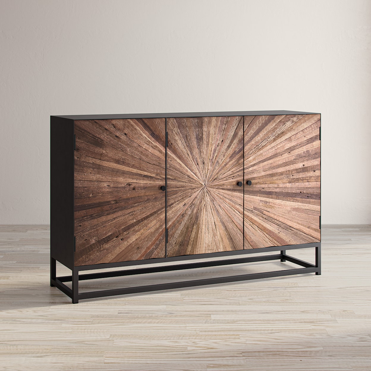 VFM Signature Astral Plains Reclaimed 3 Door Accent Cabinet