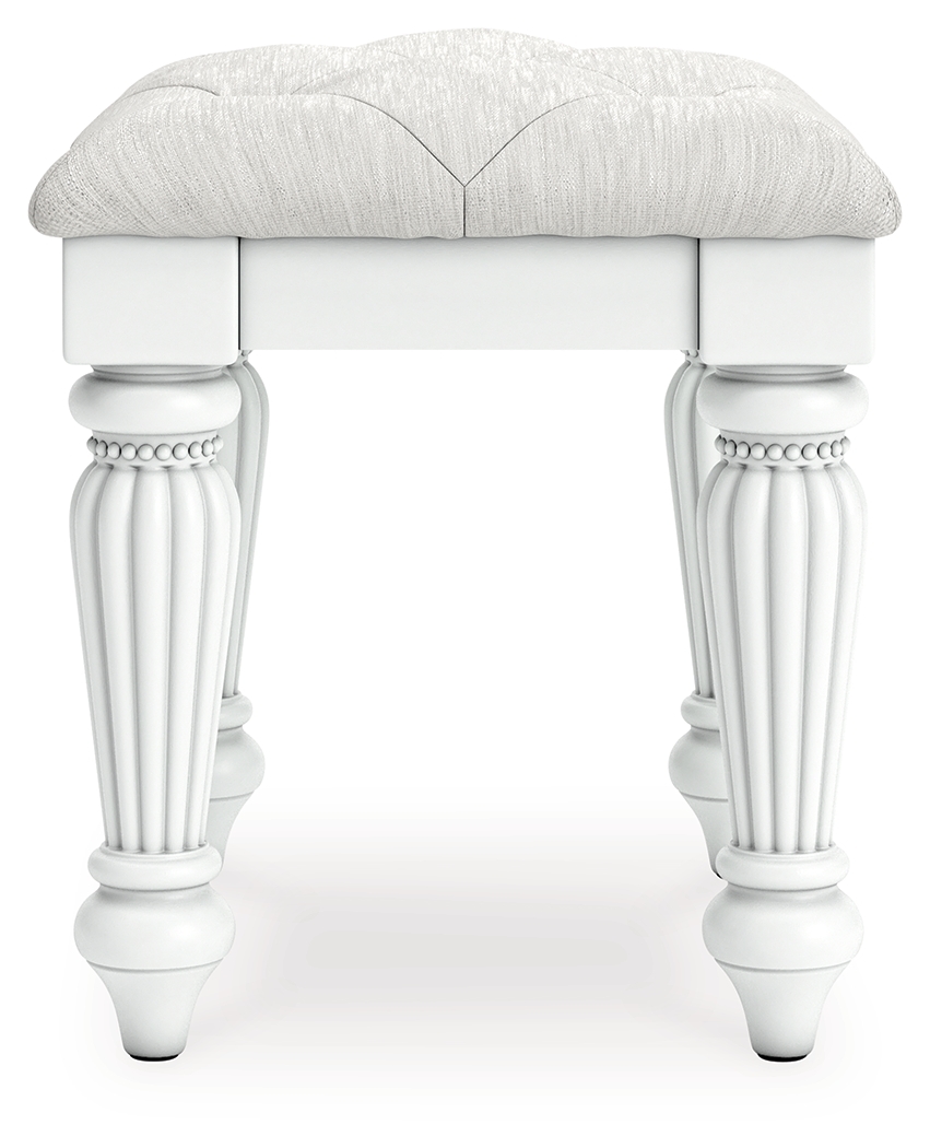 Signature Design by Ashley Kozlani Vanity Upholstered Stool