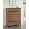 Vaughan Bassett Cool Farmhouse 5-Drawer Chest