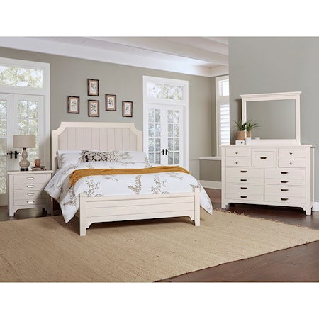 9-Drawer Dresser and Landscape Mirror Set