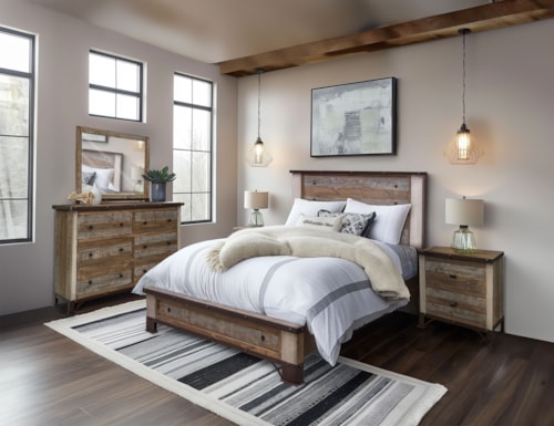 Rustic 5-Piece Queen Bedroom Set