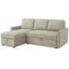 Signature Design by Ashley Kerle Sectional with Storage and Pop Up Bed