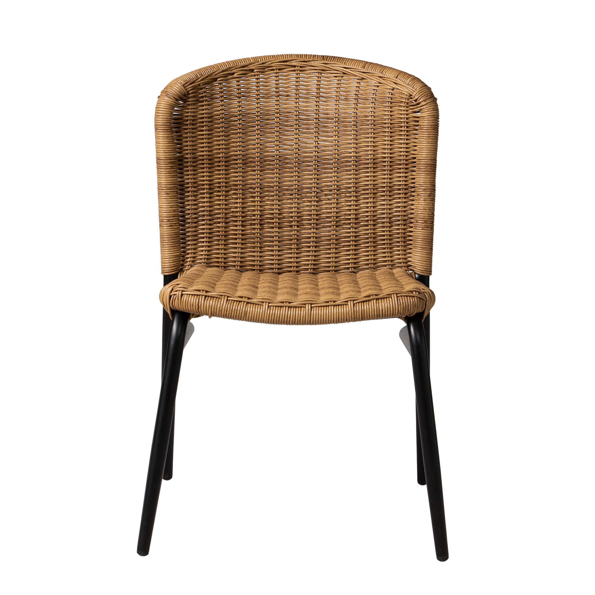 Woven-Vinyl Dining Side Chair