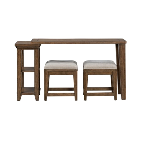 Console Table with Stools