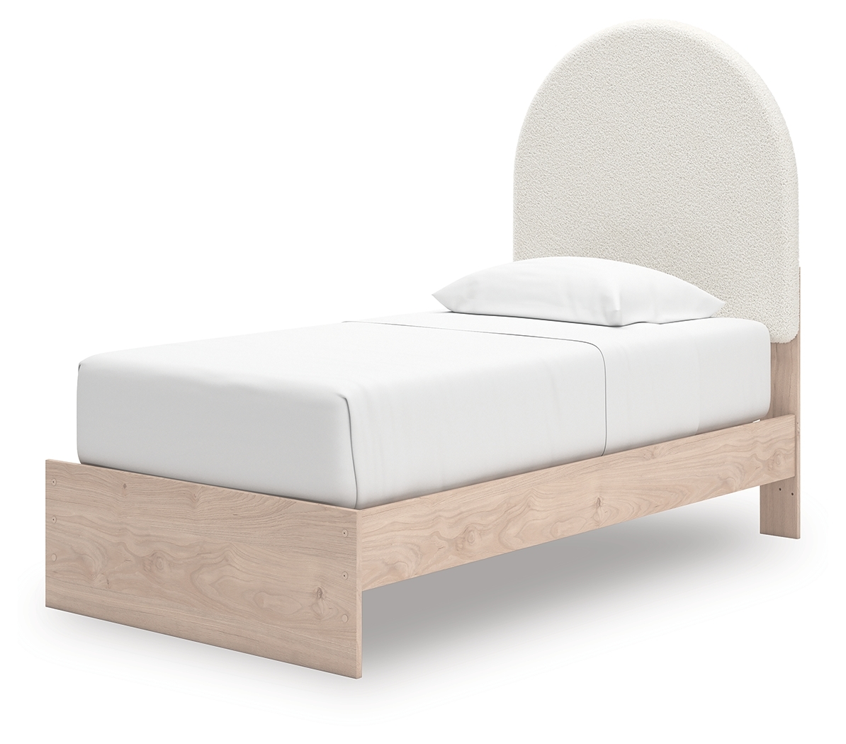 Twin Upholstered Panel Bed
