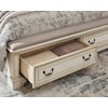 Signature Design by Ashley Realyn King Upholstered Storage Bed