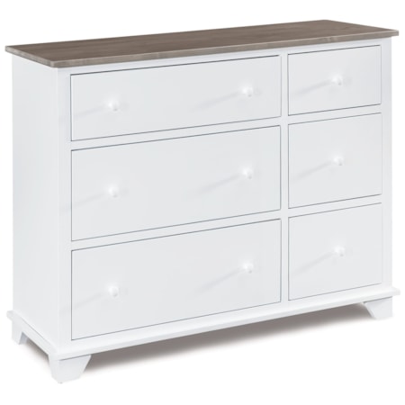 6-Drawer Combo Dresser