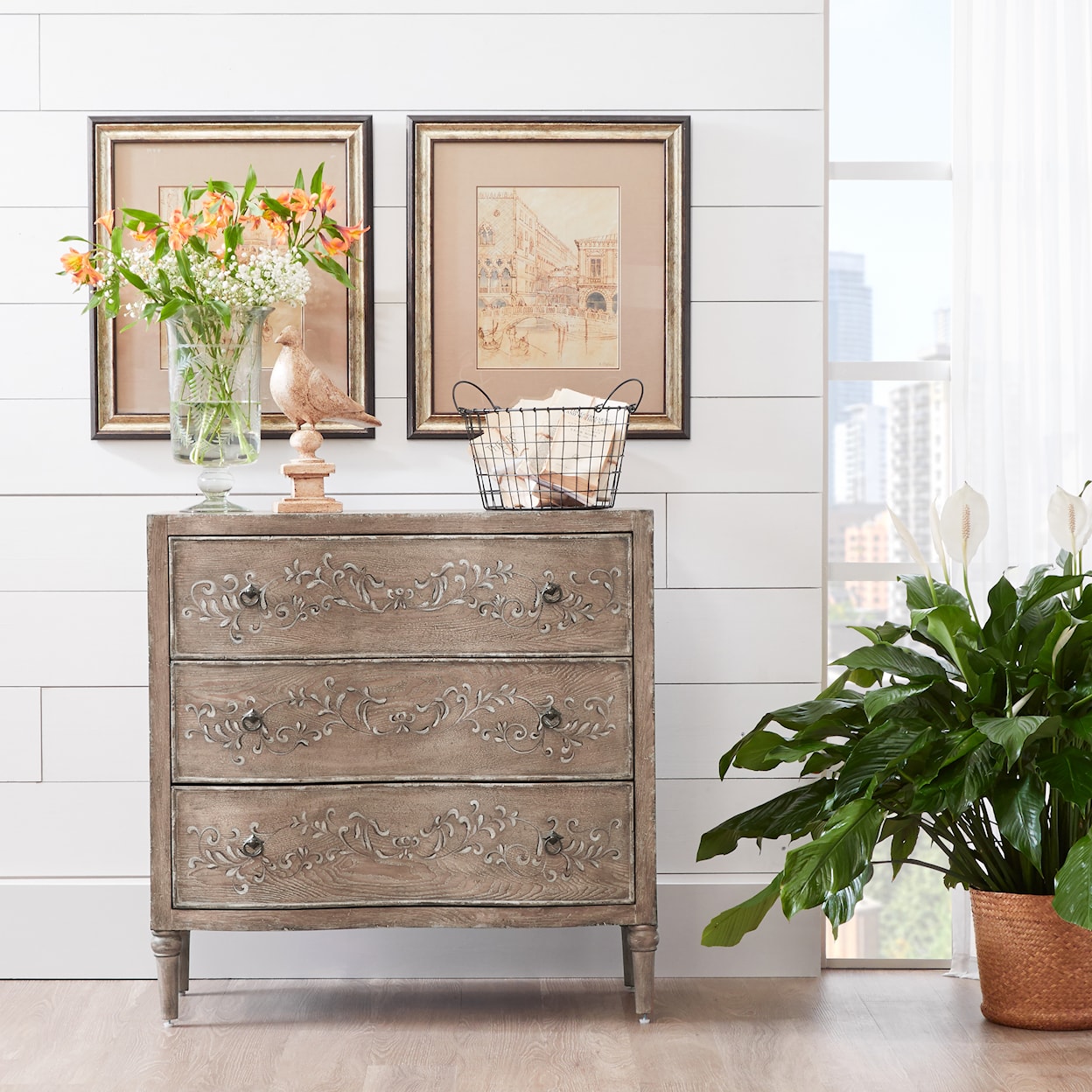 Accentrics Home Accents Three Drawer Chest