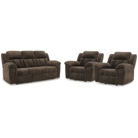 Reclining Sofa And 2 Recliners