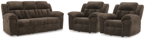 Reclining Sofa And 2 Recliners
