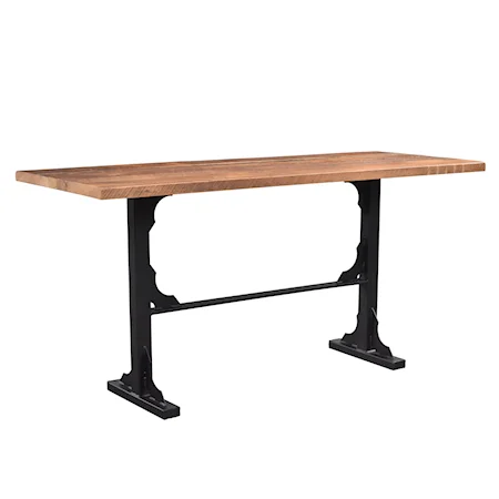 Amish Made Solid Top Bar Table - 32"x72"x36"