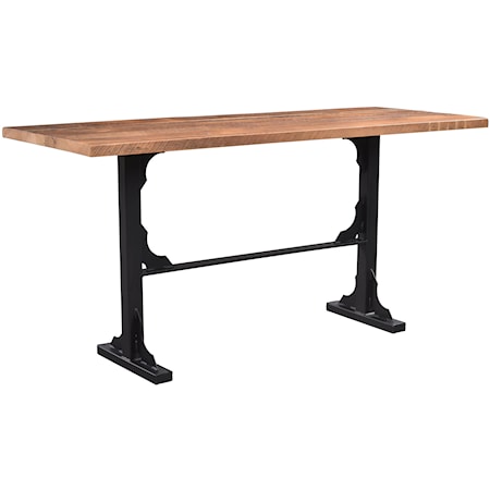 Solid Top Bar Table - 32"x72"x36"
