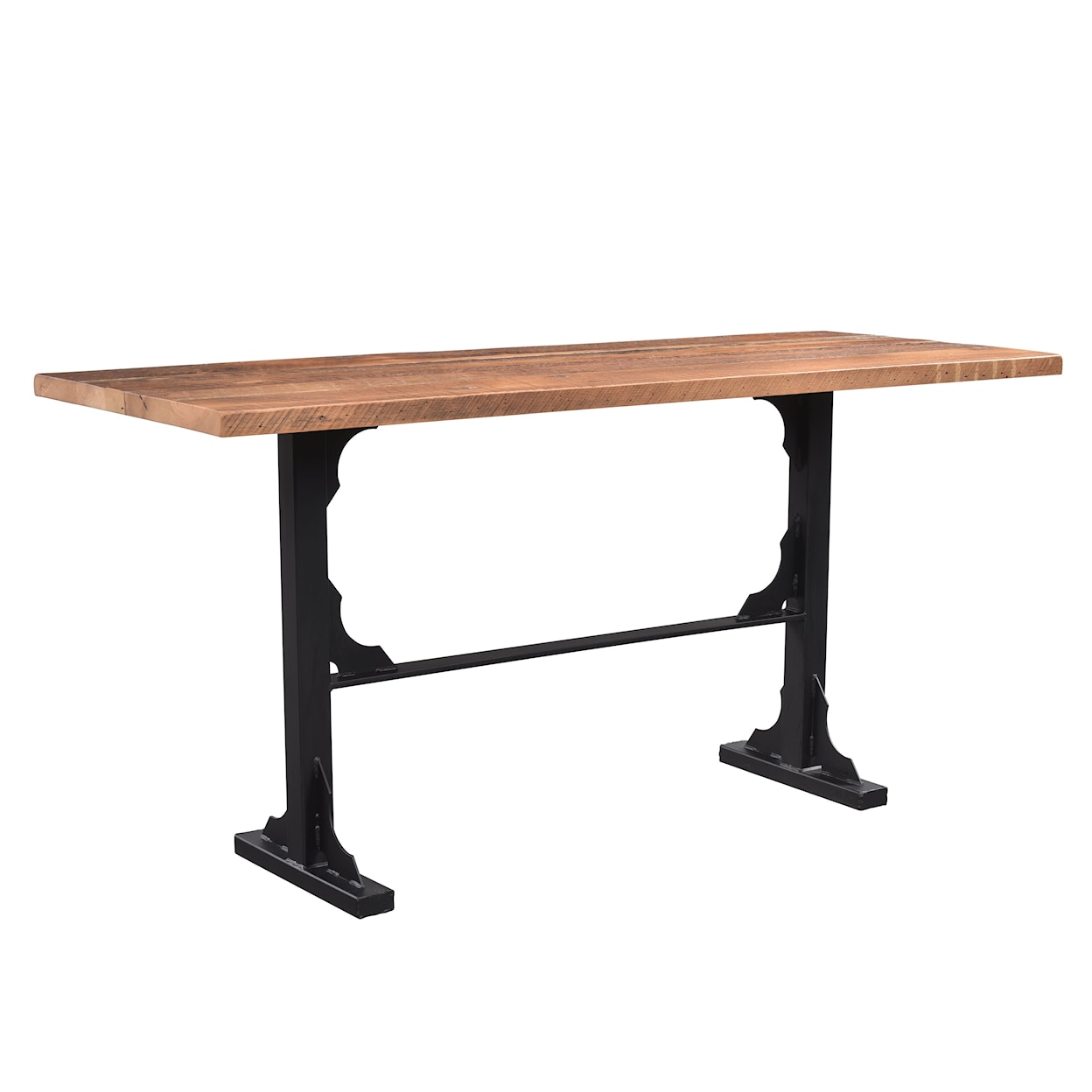 Urban Barnwood Furniture Bridgeport Solid Top Bar Table - 32"x72"x36"