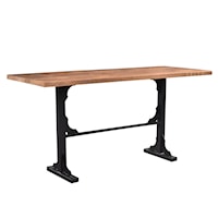 Solid Top Bar Table - 28"x72"x36"