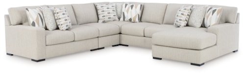 5-Piece Sectional With Chaise
