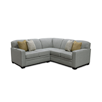 Contemporary 2-Piece L-Shaped Sectional Sofa