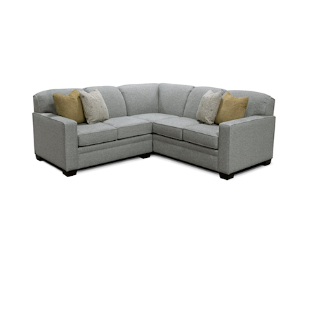 Contemporary 2-Piece L-Shaped Sectional Sofa