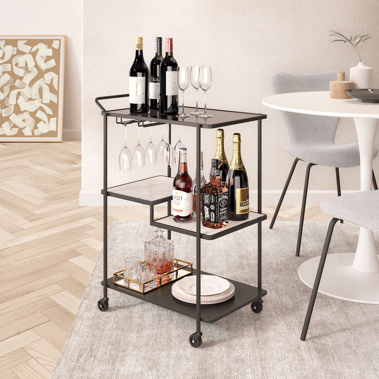 Zuo Constanza Collection Bar Cart