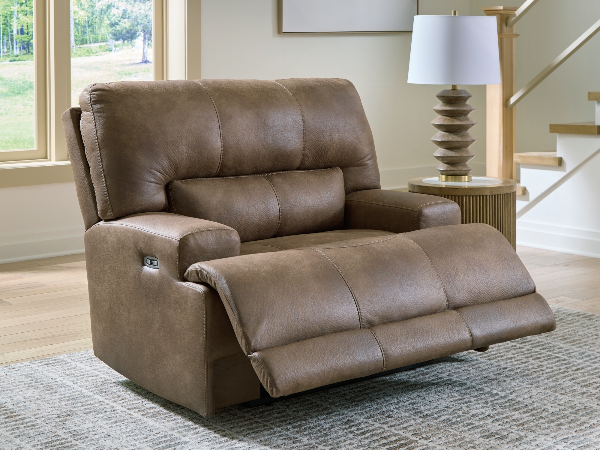 Signature Design by Ashley Beckley Place Pwr Recliner/Adj Headrest
