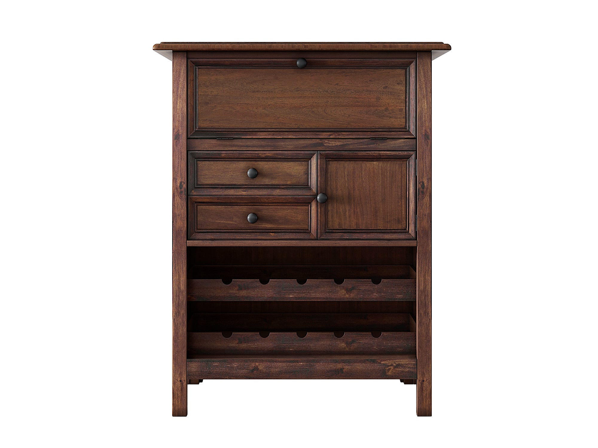 2-Drawer Wine Cabinet