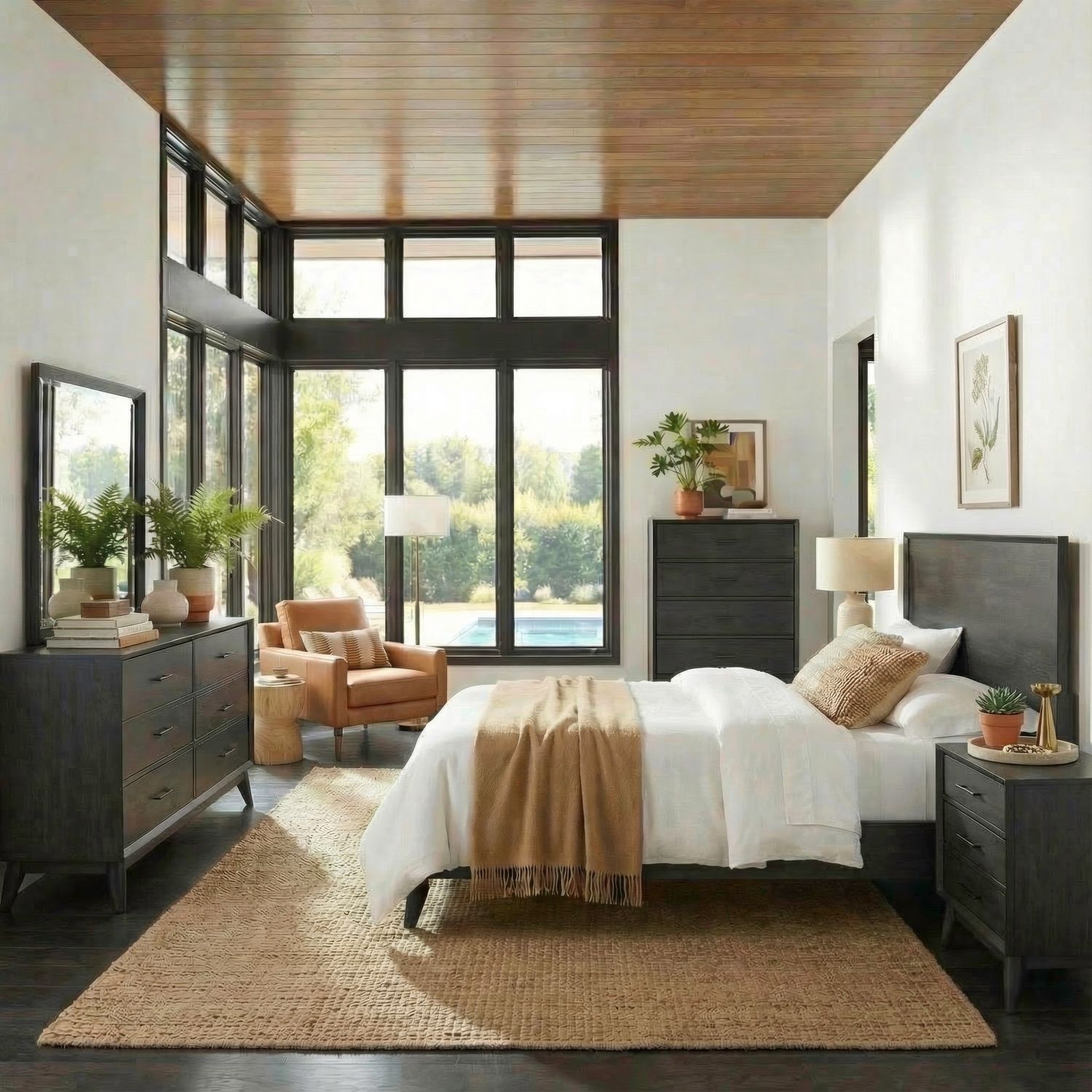 Complete 5-pc. Queen Platform Bedroom Set
