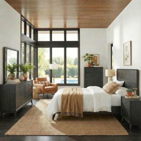 Complete 5-pc. Queen Platform Bedroom Set