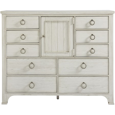 10 Drawer Dressing Chest with Adjustable Shelf