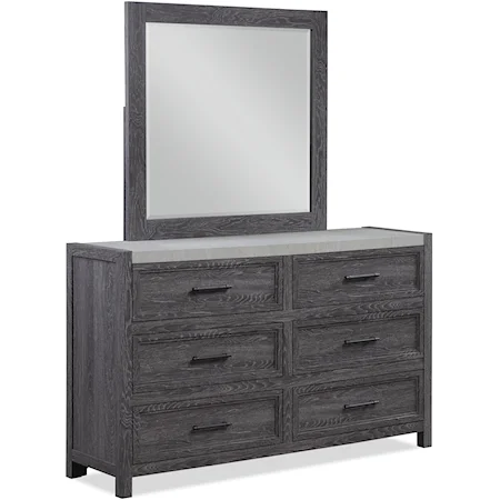 Dresser and Mirror