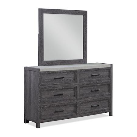 Dresser and Mirror